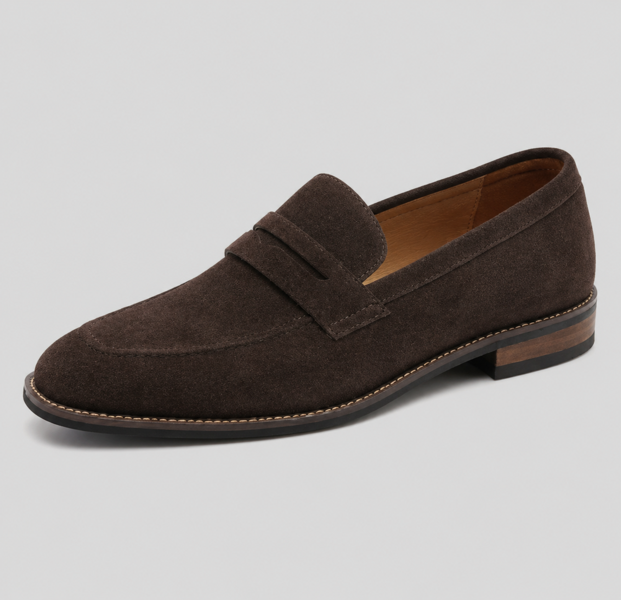 Suede Penny Loafers for Women