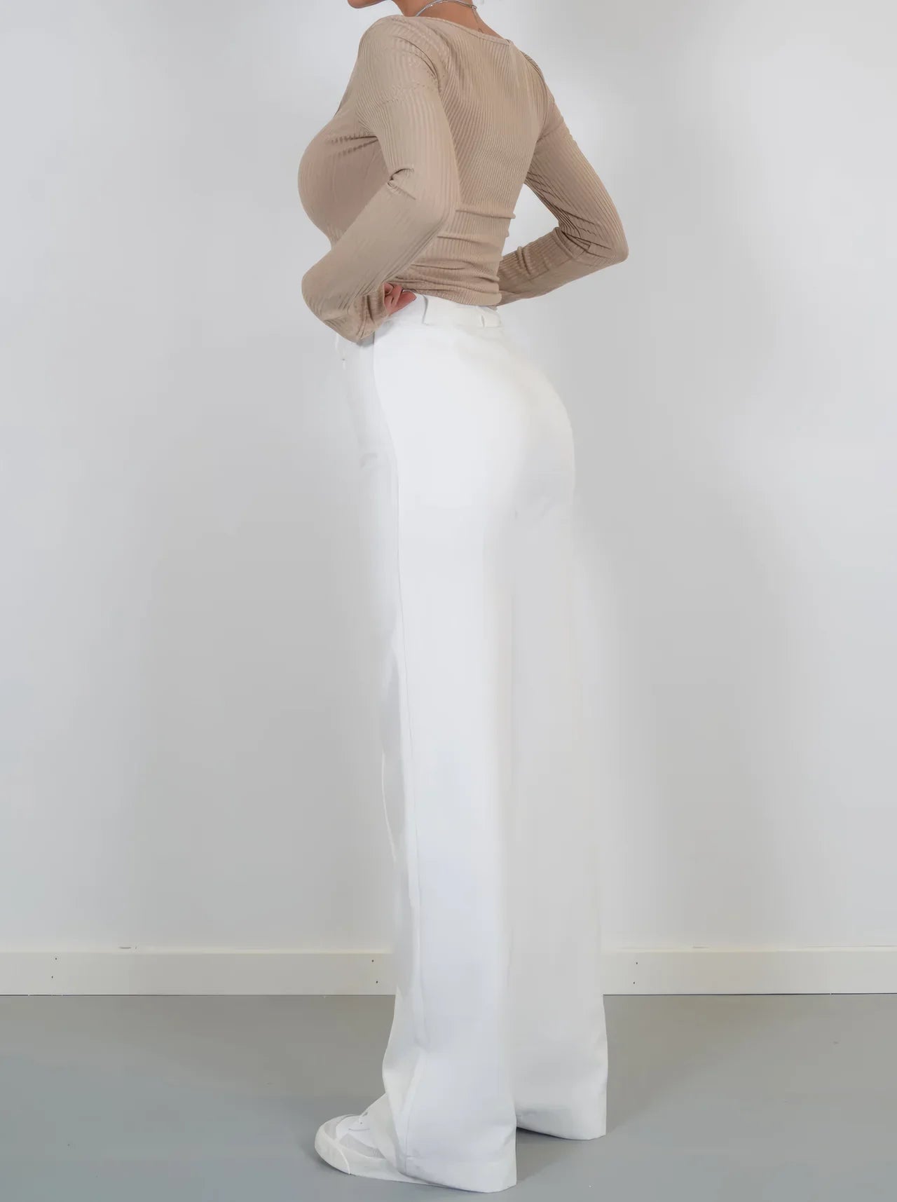 Full-Length Wide Leg Trousers for Women