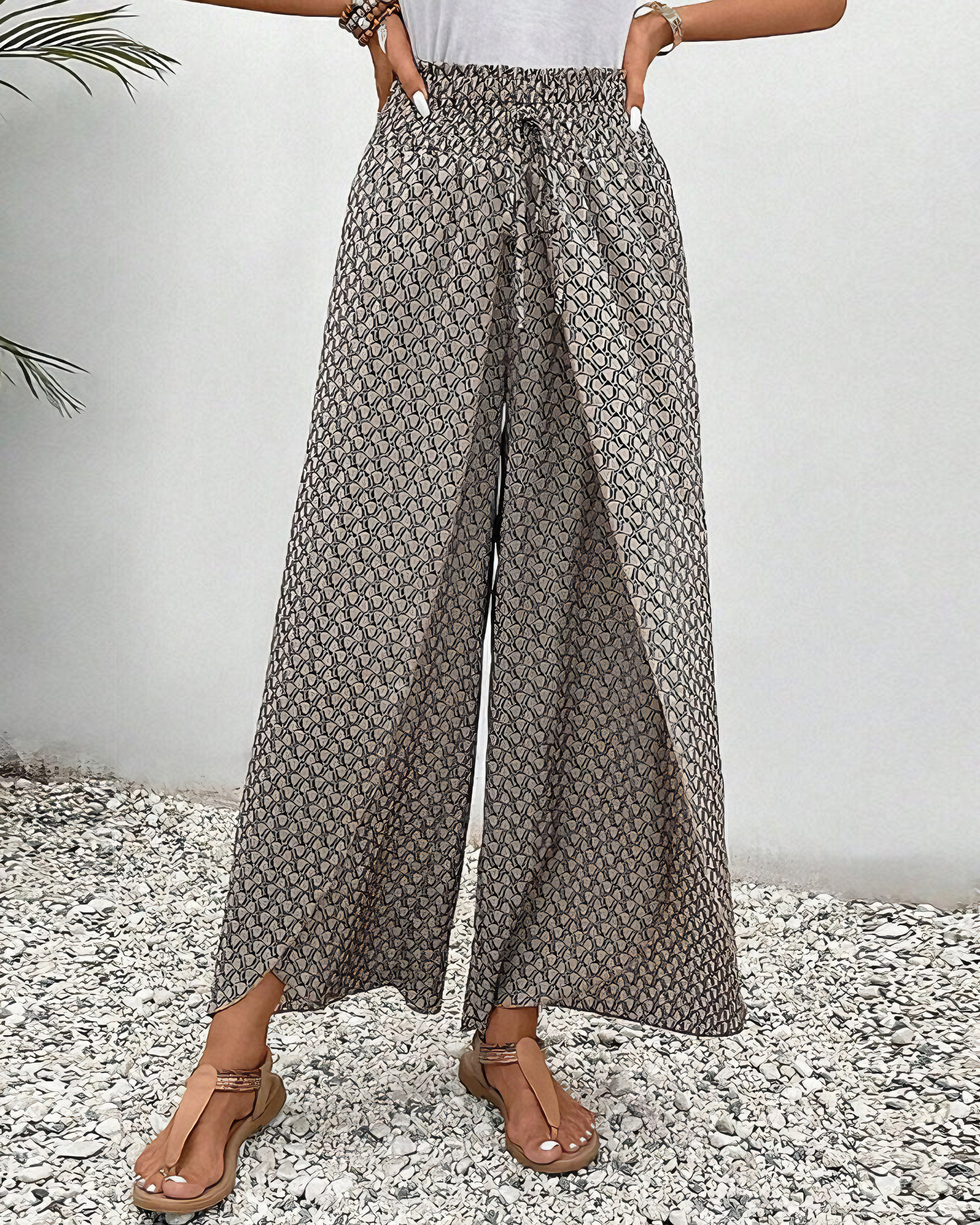 Relaxed Wide Leg Trousers for Women