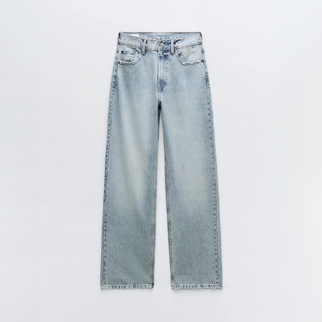 Denim Straight Leg Full-Length Jeans for Women