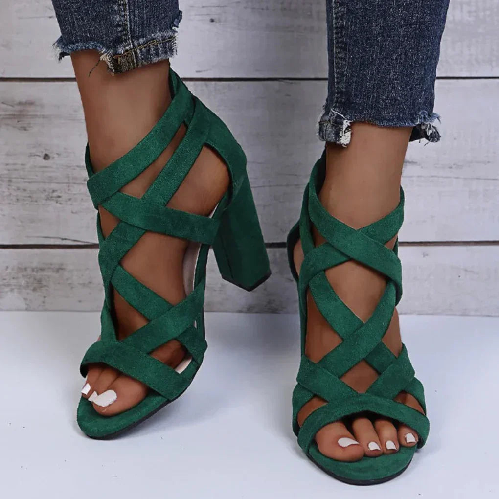 Heels Gladiator Sandals Open Toe High Heel for Women