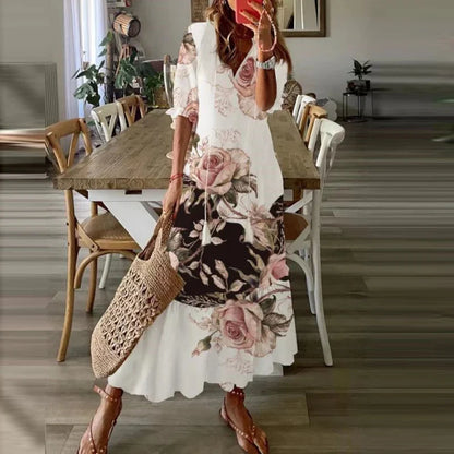 Draped Fitted Full-Length Maxi Dress with Sleeveless for Women