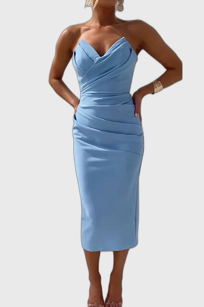 Sweetheart Midi Dress for Women