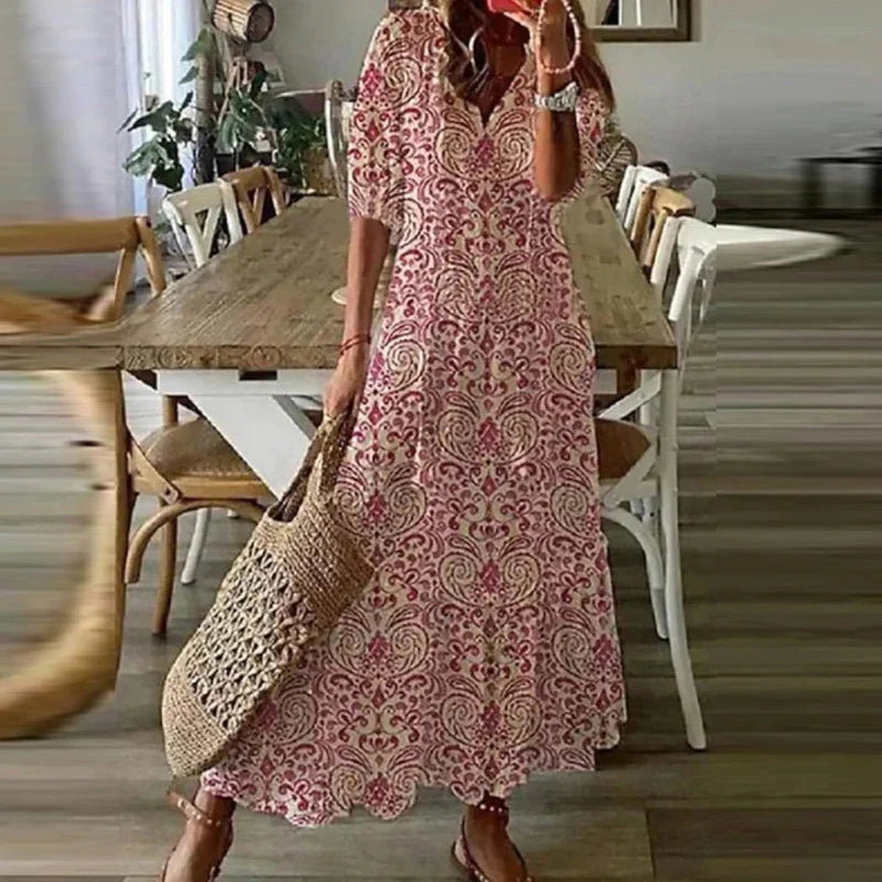 Draped Fitted Full-Length Maxi Dress with Sleeveless for Women