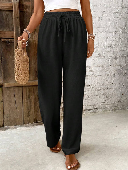 High-Rise Loose Fit Pants for Women
