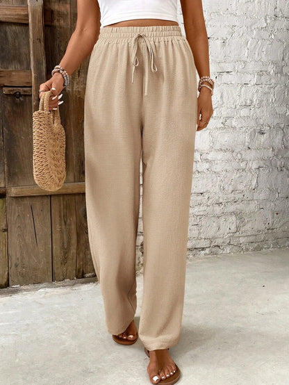 High-Rise Loose Fit Pants for Women