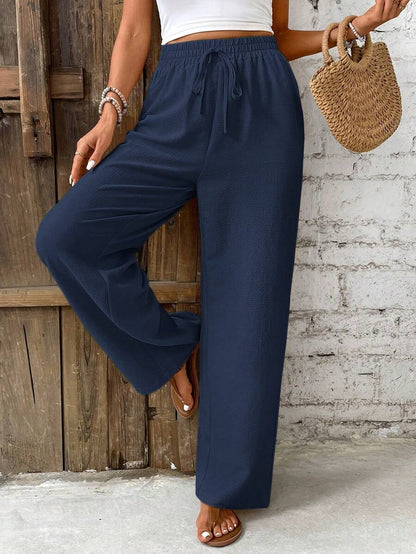 High-Rise Loose Fit Pants for Women