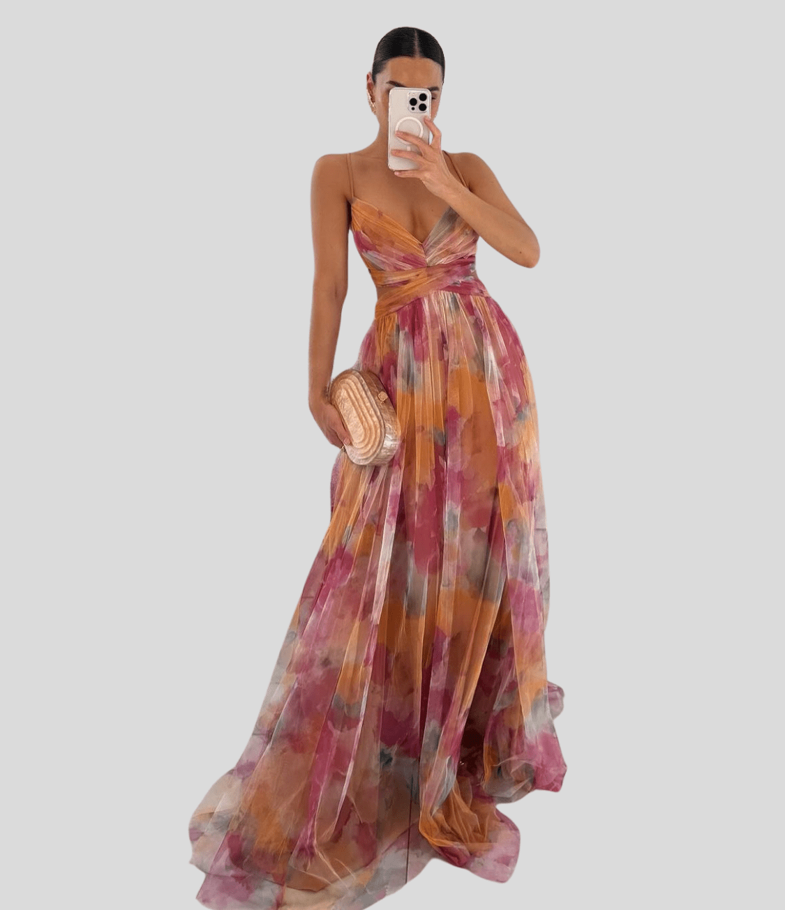 Flowing Full-Length Maxi Dress for Women