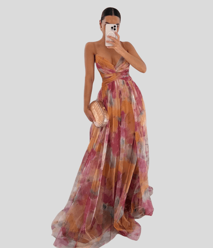 Flowing Full-Length Maxi Dress for Women