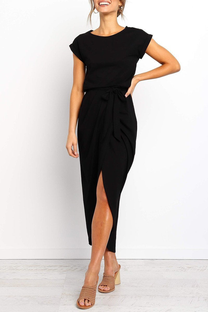 Casual Sleeveless Midi Dress for Women
