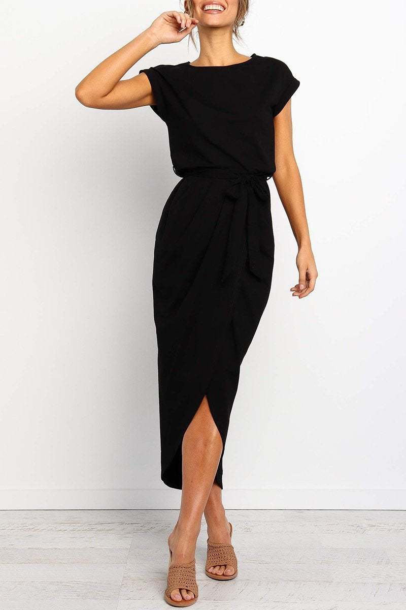 Casual Sleeveless Midi Dress for Women