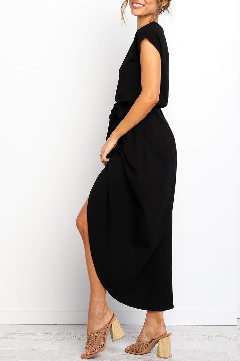 Casual Sleeveless Midi Dress for Women