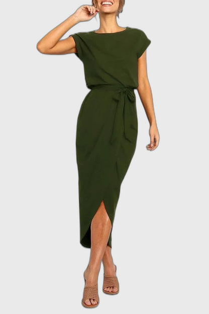 Casual Sleeveless Midi Dress for Women