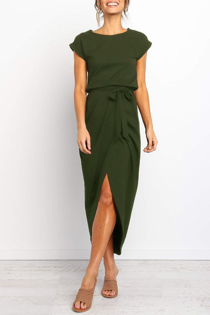 Casual Sleeveless Midi Dress for Women