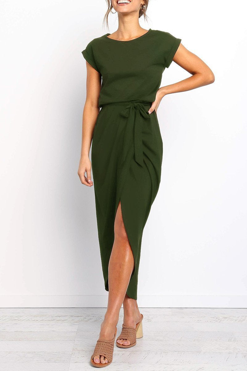 Casual Sleeveless Midi Dress for Women