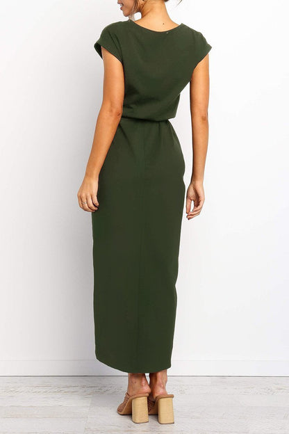 Casual Sleeveless Midi Dress for Women