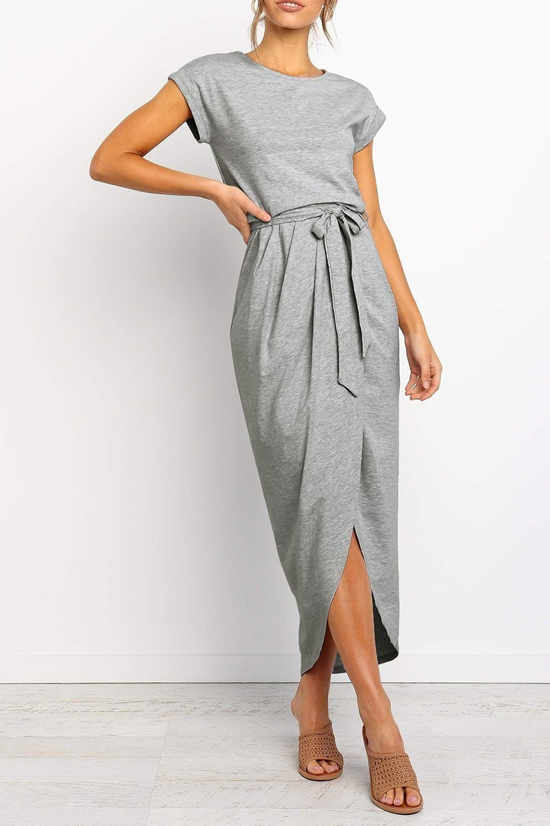 Casual Sleeveless Midi Dress for Women