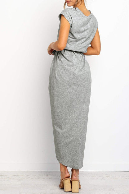 Casual Sleeveless Midi Dress for Women
