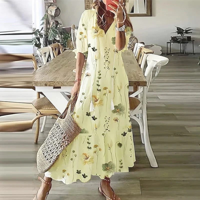 Draped Fitted Full-Length Maxi Dress with Sleeveless for Women