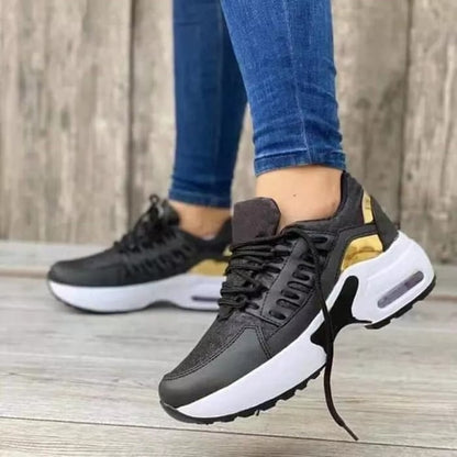 Mesh Lace-Up Sneakers for Women