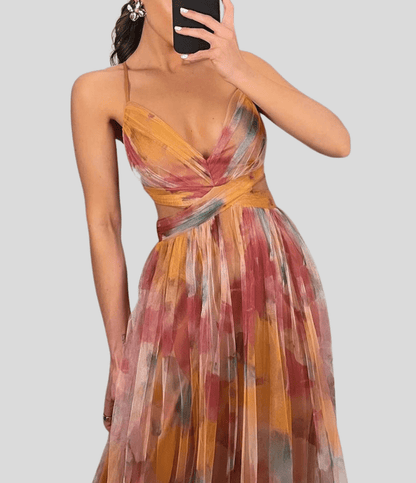 Flowing Full-Length Maxi Dress for Women
