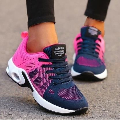 Mesh Lace-Up Sneakers for Women