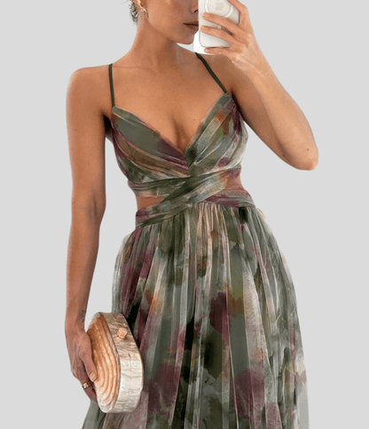 Flowing Full-Length Maxi Dress for Women