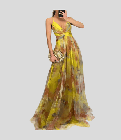 Flowing Full-Length Maxi Dress for Women