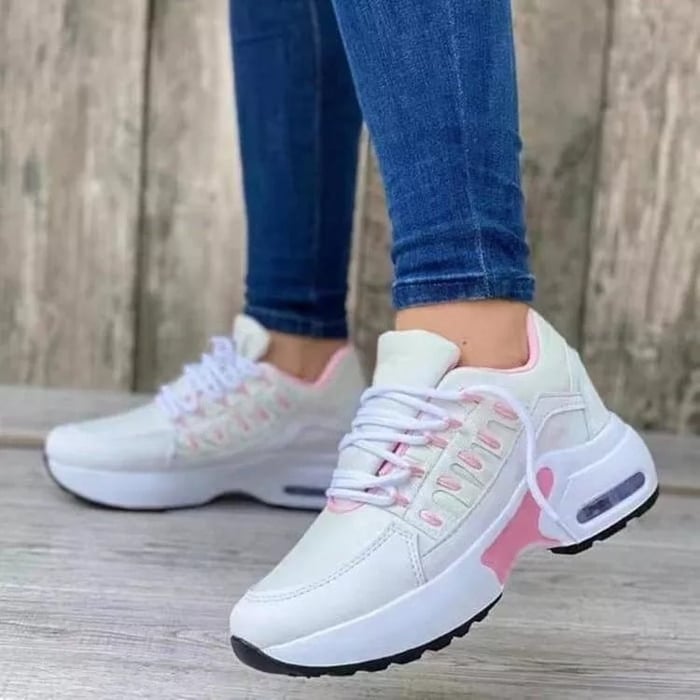 Mesh Lace-Up Sneakers for Women