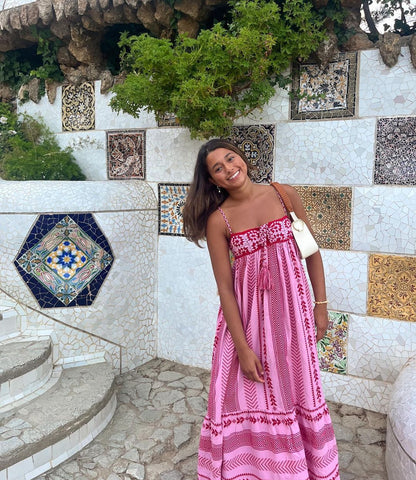 A-Line Maxi Dress Flowing Skirt Long Dress for Women