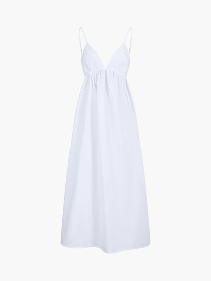 Open Back Maxi Dress Long Cowgirl Style Dress for Women