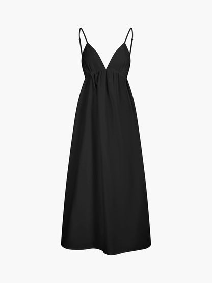 Open Back Maxi Dress Long Cowgirl Style Dress for Women