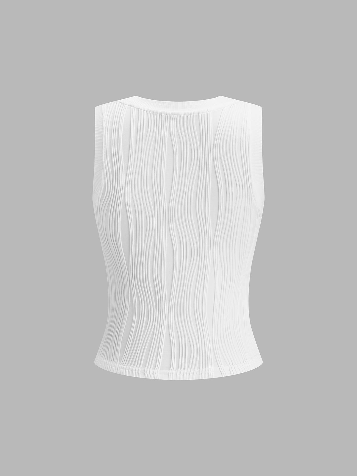 Ribbed Slim Fit Fitted Tank Top with Sleeveless for Women