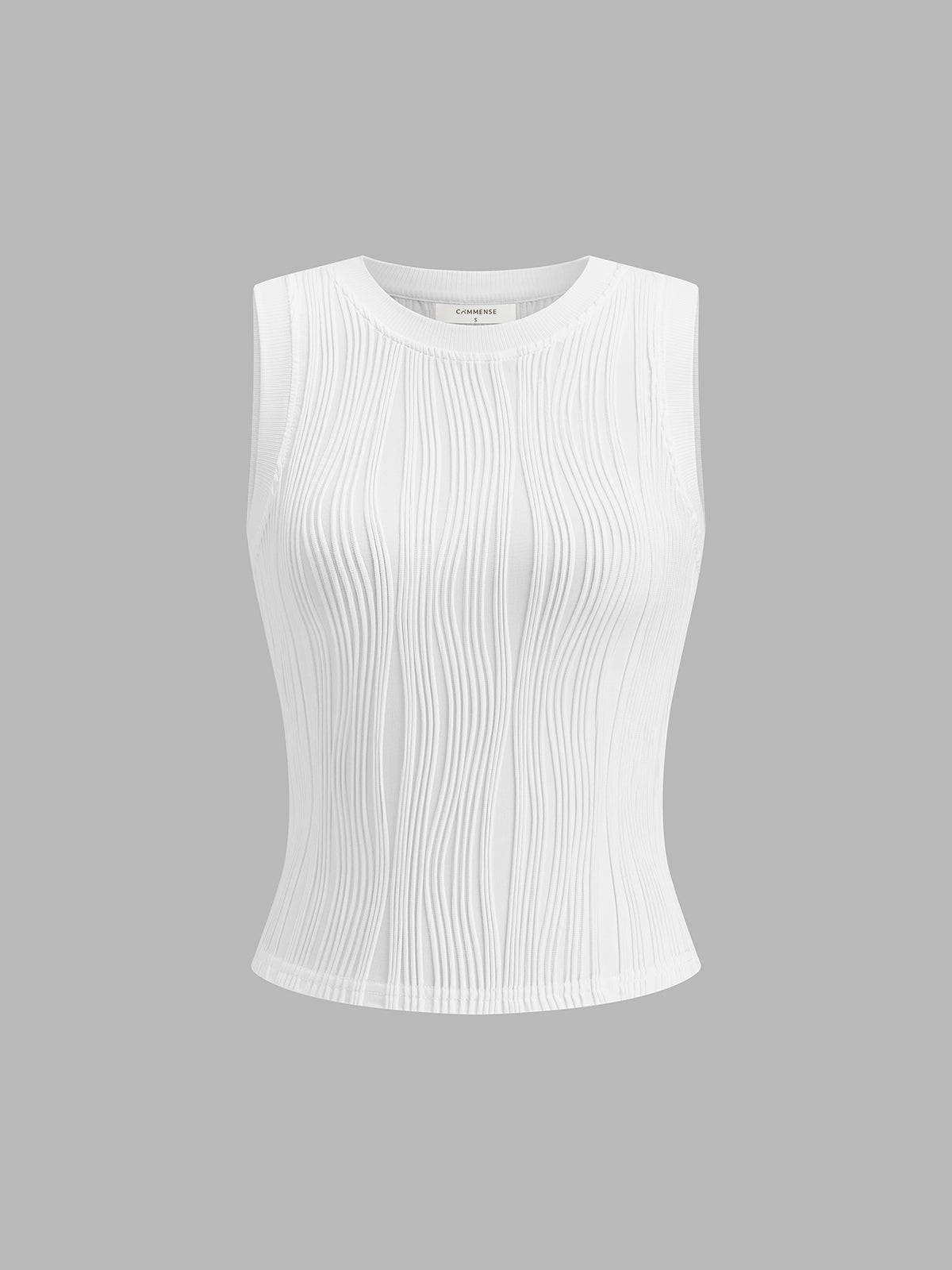Ribbed Slim Fit Fitted Tank Top with Sleeveless for Women