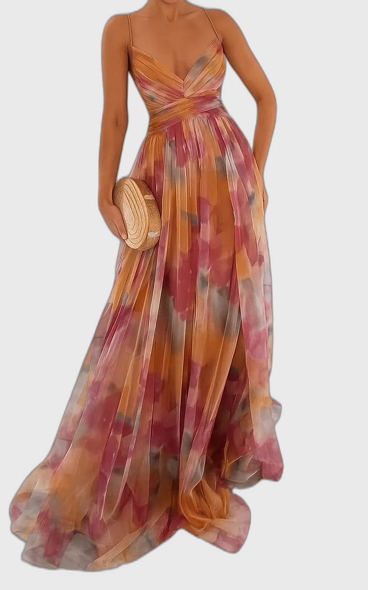 Flowing Full-Length Maxi Dress for Women
