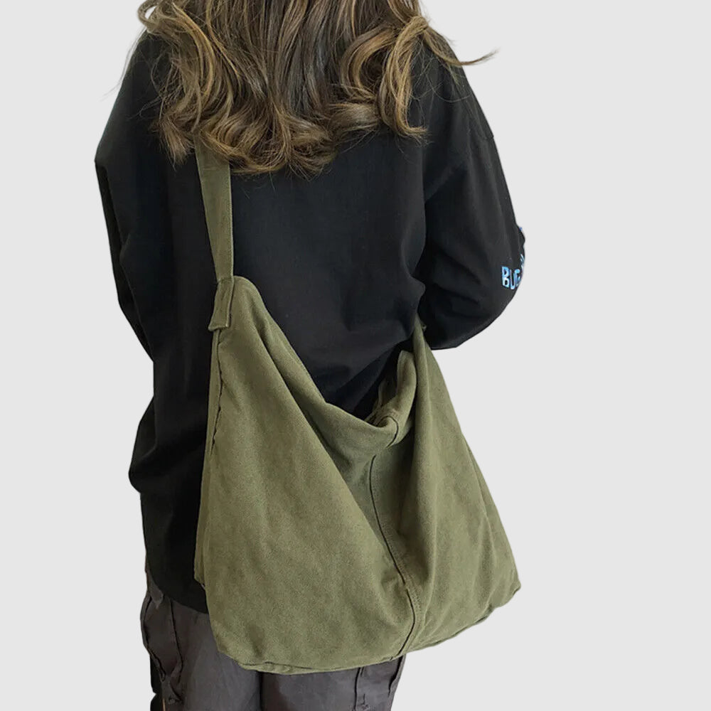 Oversized Structured Shoulder Bag for Women
