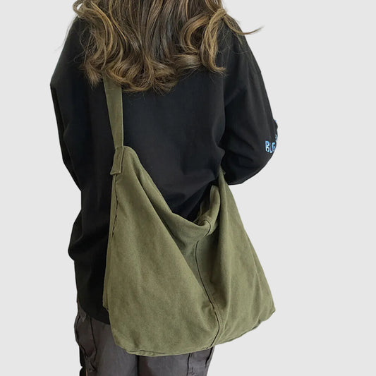 Oversized Structured Shoulder Bag for Women