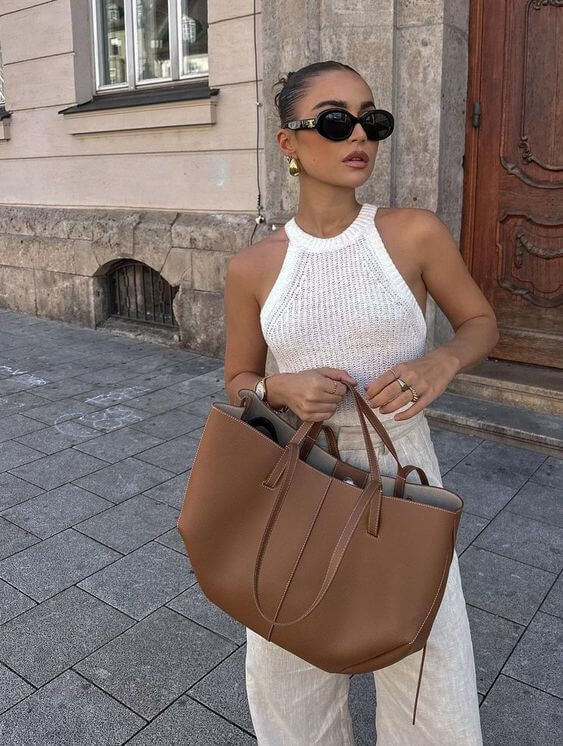 Shoulder Bag with Structured Design for Women