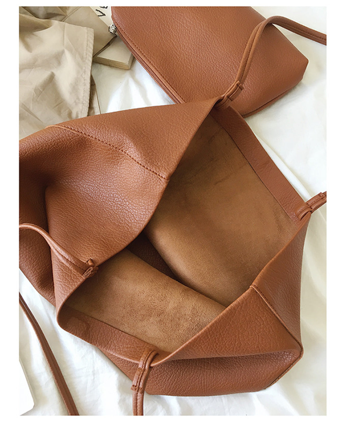 Tote Bag with Dual Handles for Work and Weekend for women
