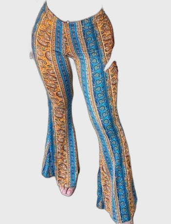 Printed Relaxed Fit Full-Length Trousers for Women