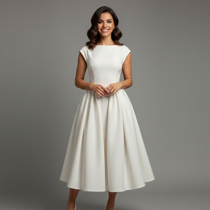 Flowing Midi Dress for Women