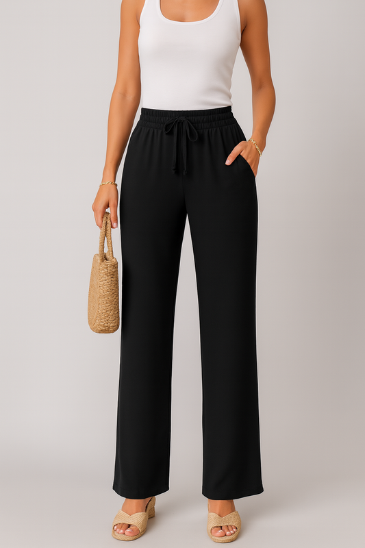 High-Rise Holiday Lounge Pants for Women