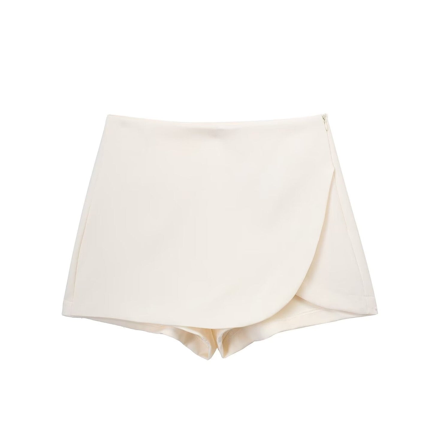 Skort Midi Skirt with Built-In Shorts Summer Two-in-One for women