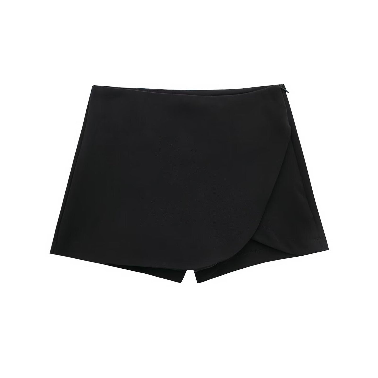 Skort Midi Skirt with Built-In Shorts Summer Two-in-One for women