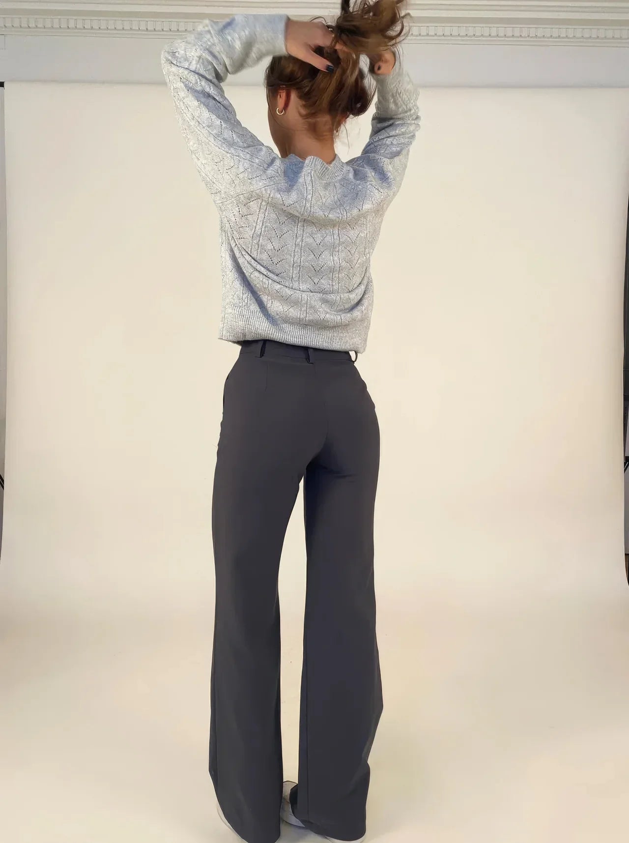 Full-Length Wide Leg Trousers for Women