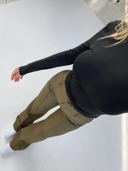 Full-Length Wide Leg Trousers for Women