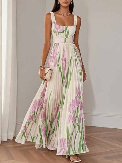 Sleeveless Chiffon Maxi Dress for Women
