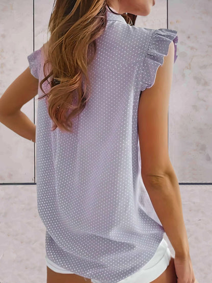 Polka Dot Sleeveless Top for Women