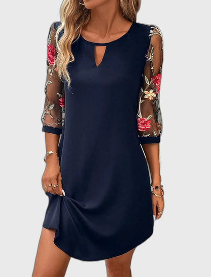 Fitted Full-Length Evening Maxi Dress with Long Sleeve for Women