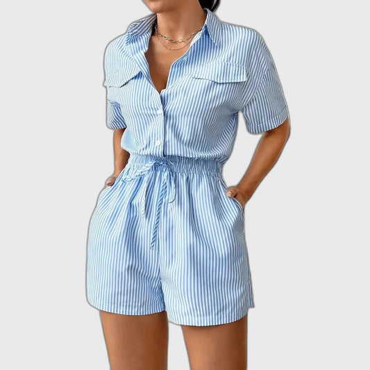 Striped Playsuit for Women